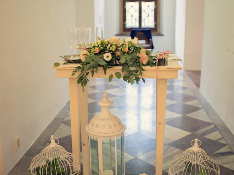 Svatební stolek
